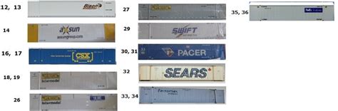 53 Foot Shipping Container N Scale