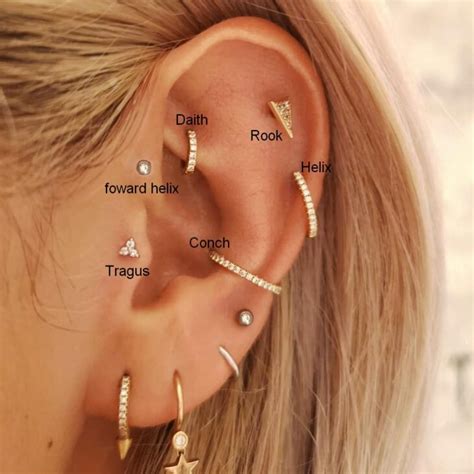20 fotos de piercings de orelha que você vai amar