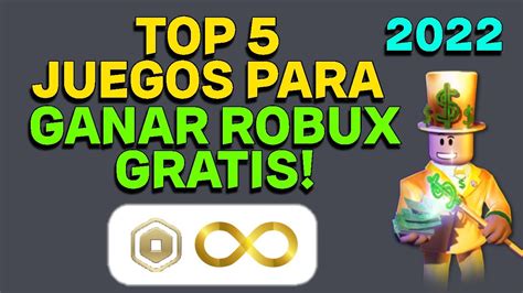 Top 5 Juegos Para Ganar Robux Gratis En Roblox Youtube