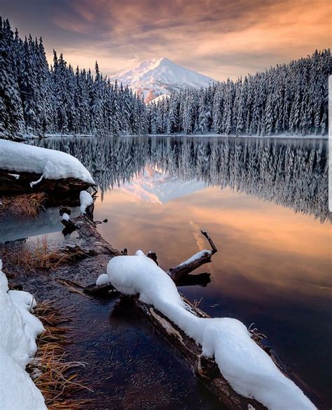 Bend Oregon Winter Scenery Winter Landscape Nature Photography