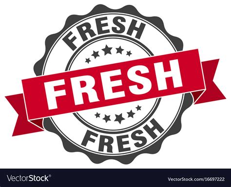 Fresh Stamp Sign Seal Royalty Free Vector Image