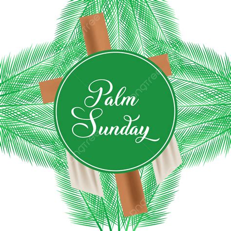 Palm Sunday Vector Hd Images Palm Sunday Stylish Design Christianity