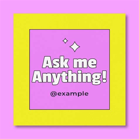 premium psd ask me anything instagram post