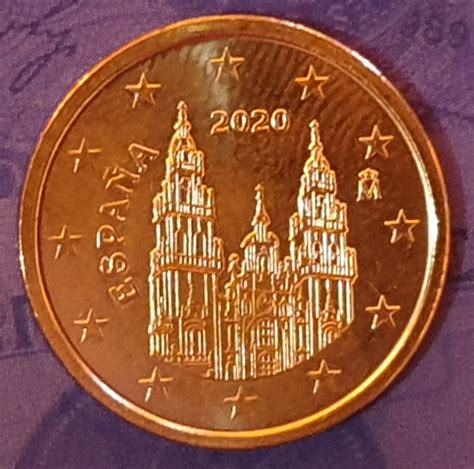 5 Euro Cent 2020 Felipe Vi 2014 Present Spain Coin 47288