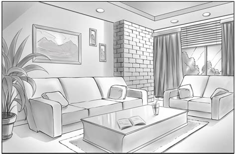 Living Room Drawing Design Perfect Image Resource Duwikw