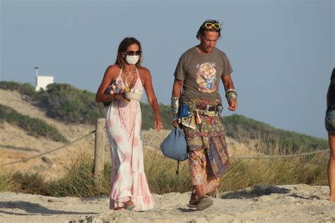 Soldano Kunz D Asburgo Lorena On The Beach With Friend Host Cristina Parodi In Formentera Aznude