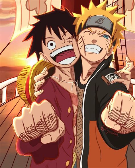Naruto And Luffy Wallpaper Images And Photos Finder