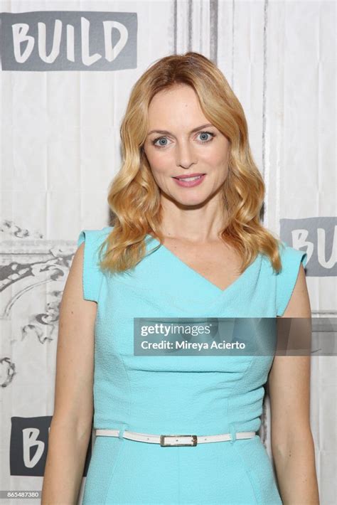 Actress Heather Graham Visits Build To Discuss Her Show Law And Order News Photo Getty Images