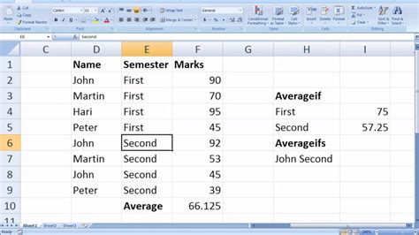 It will return the average of the arguments. Average Averageif Averageifs in excel Tamil | Excel ...