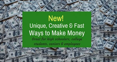 29 Creative Ways To Make Money Fast A Bonus
