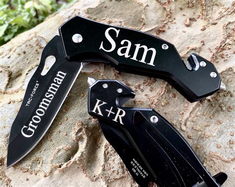 Engraved Pocket Knife Groomsman T Groomsman Knife Groomsmen Knives