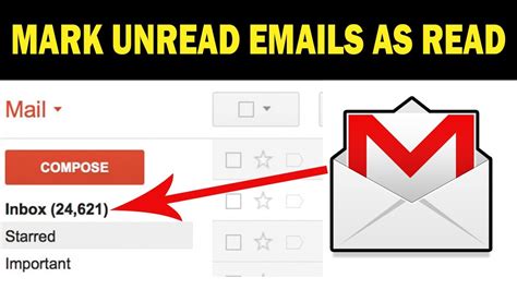 How To Mark Read All Unread Emails In Gmail At Once Labstech Youtube