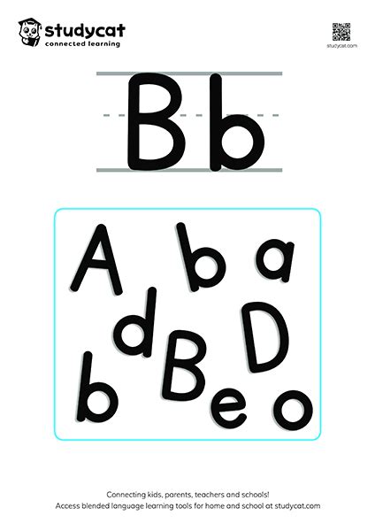 Kids are sure to have fun looking at the pictures and finding the missing letters on this alphabet worksheet. Letter 'Bb' Writing Worksheets | Printable English PDF