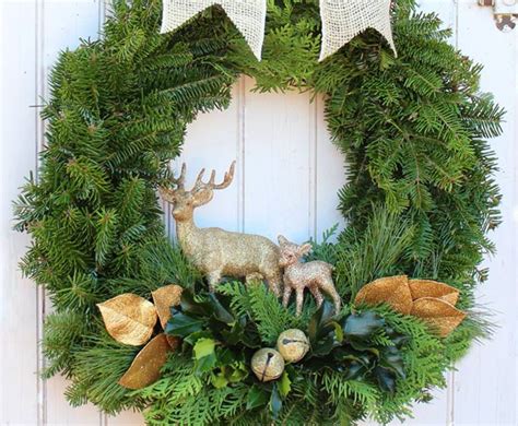 Nature Christmas Crafts Diy Wreath Tutorial Inhabitots