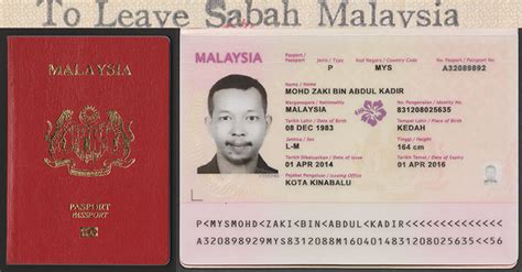 Malaysia International Passport — Model I 2014 — 2016 Icao Free Hot