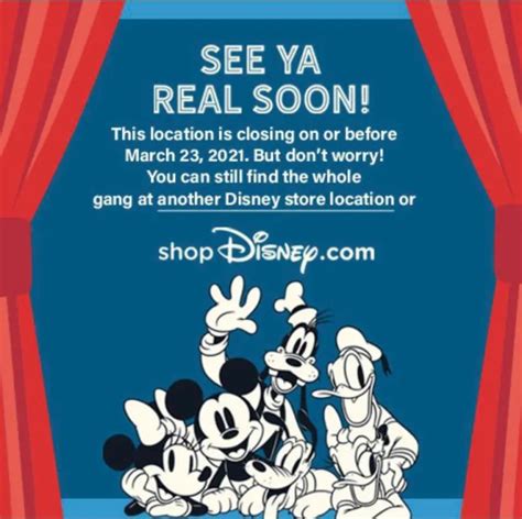 List Of Disney Store Closings In The United States And Canada Chip And
