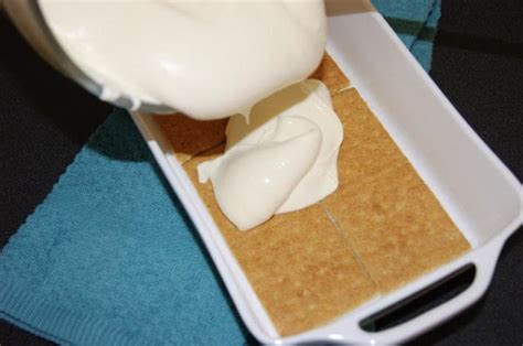 Pour mixture over tennis biscuit. Recipes from around the world: No-Bake Chocolate Eclair ...