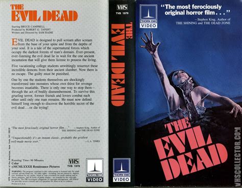 Evil Dead Vhs Cover