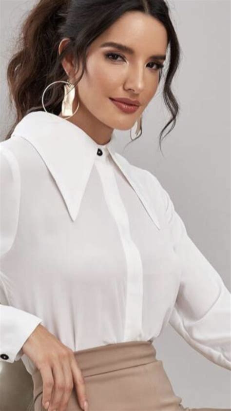 pin by tim on woman shirt buttoned up no bow women white blouse white blouse dress high