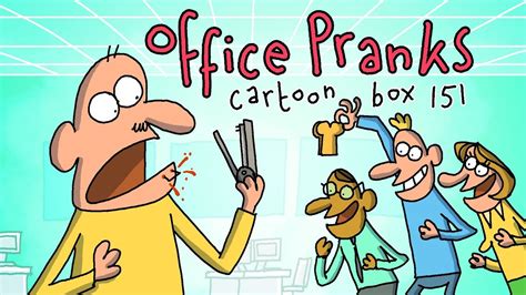 Office Pranks Cartoon Box 151 By Frame Order Funny