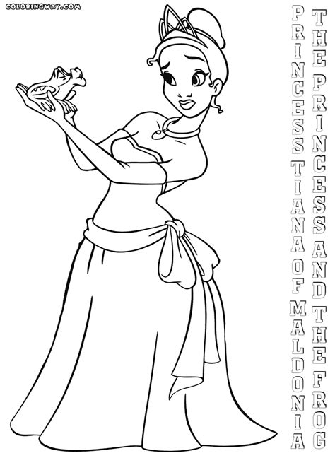 Disney princess videos pictures mulan for girls disney princess coloring pages disney princess toys. Tiana coloring pages | Coloring pages to download and print