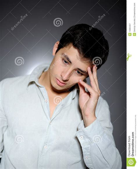 Expressionsman Feeling Sad And Depressed Stock Image Image Of