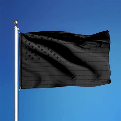 All Black America Flag 3x5 Heavy Duty Usa Black Flag