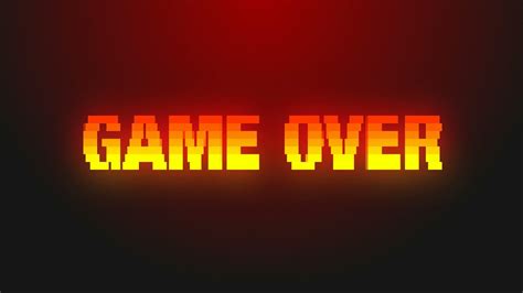 Game Over 4k Wallpapers Wallpaper Cave