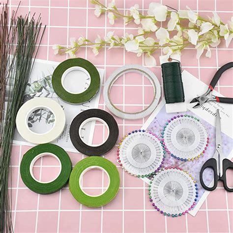 14 Pack Floral Arrangement Tools Kit Floral Tapes White Green Brown