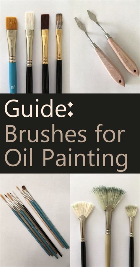 Types Of Oil Painting Brushes Artofit