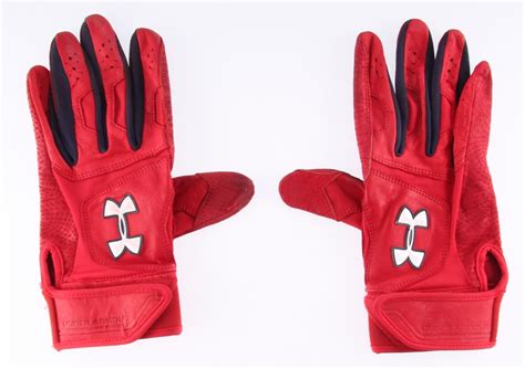 Florimon kept his glove down as if he was. Trea Turner Signed 2016 Nationals Rookie Season Game-Used ...