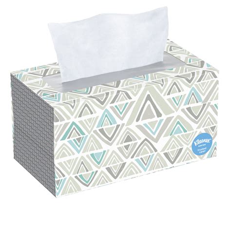 Kleenex Trusted Care Everyday Facial Tissues 1 Rectangular Box 190