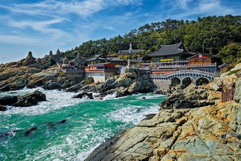 Foto Zum Thema Haedong Yonggungsa Tempel Am Meer Busan Südkorea