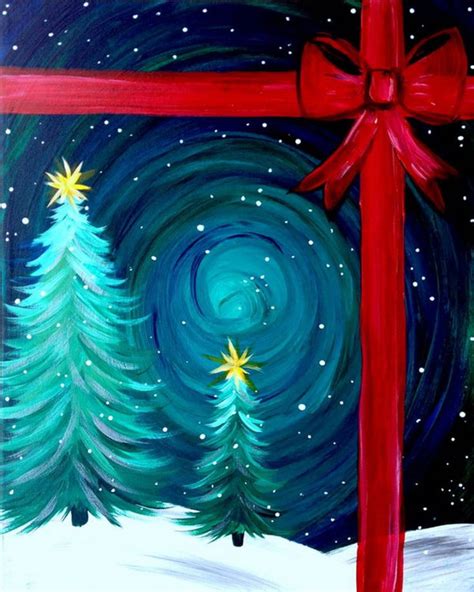 15 Easy Canvas Painting Ideas For Christmas 2017 Christmaspaintings