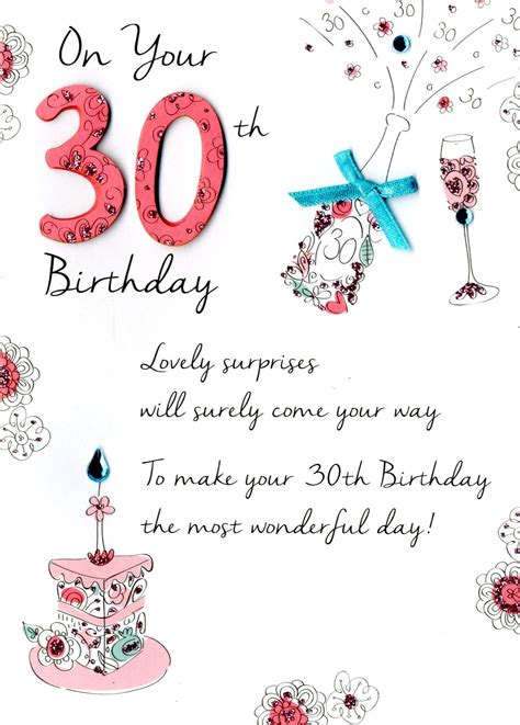 Female 30th Birthday Greeting Card Second Nature Just To Say Cards Ebay