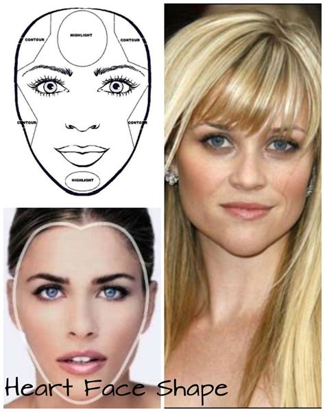 Make Up 101 Guide To Face Shapes And Contouring And Highlight Heart