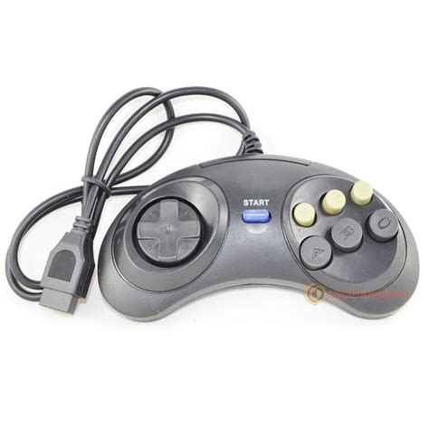 6 Button Game Pad Controller For Sega Mega Drive 1 2 And Genesis Ebay