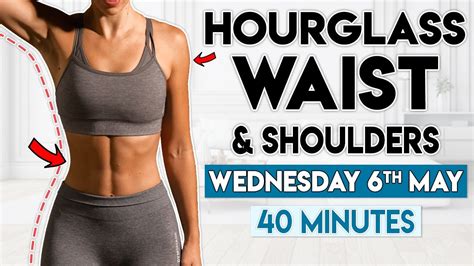 HOURGLASS FIGURE Home Workout Abs Shoulders Minutes YouTube