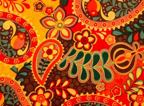 Multi Colored Paisley Cotton Printed Fabric Paisley