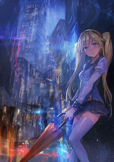 Images Of Anime Girl Rainy Day