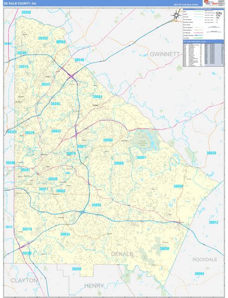 Dekalb County Ga Map Book Basic