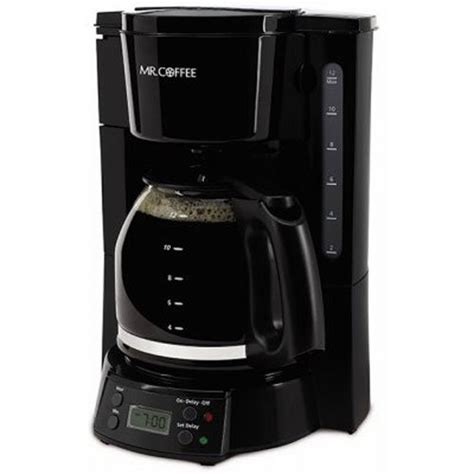 Mr Coffee 12 Cup Programmable Coffee Maker Black Coffee And Tea