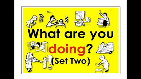 What Are You Doing Set Two Easy English Conversation Practice