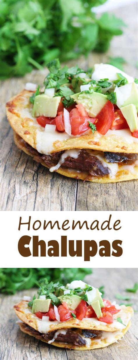 Well this recipe is very easy. Homemade Chalupas | Recipe | Mexican food recipes, Beef ...