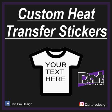 Custom Text Heat Transfer Iron On Vinyl Decals Stickers Htv Etsy