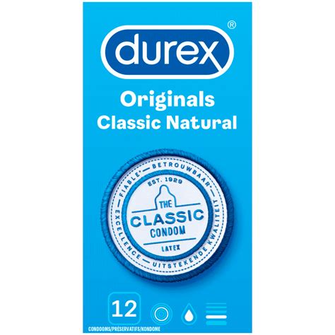 Durex Classic Condooms 12 Ea Etos