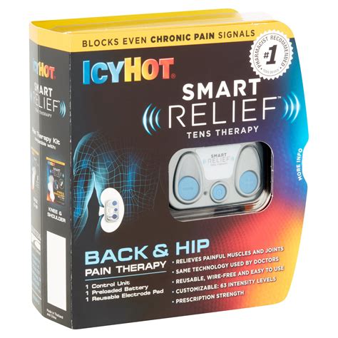 Max 42 Off Icy Hot Smart Relief Tens Therapy Knee And Shoulder 2 Refill