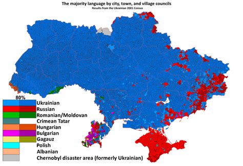 Language And Ethnicity In Ukraine Ukr Taz