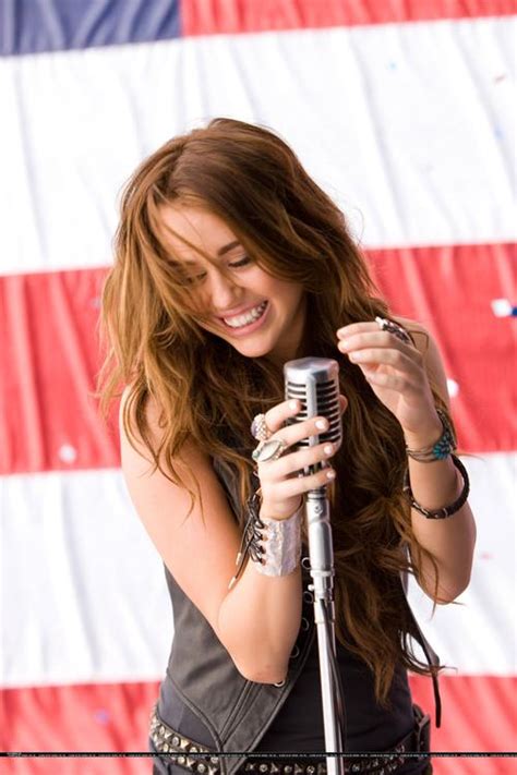 Cyrus has stated party in the u.s.a. is not a reflection of her musically, as she preferred songs with more of an edge. miley cyrus "Party In The USA " Lyrics | online music lyrics