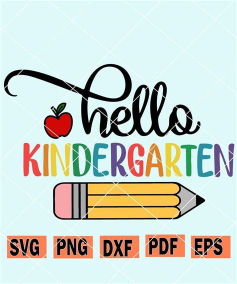 Pencil Svg Schools Svg Kindergarten Clip Art Scissors Svg Hello
